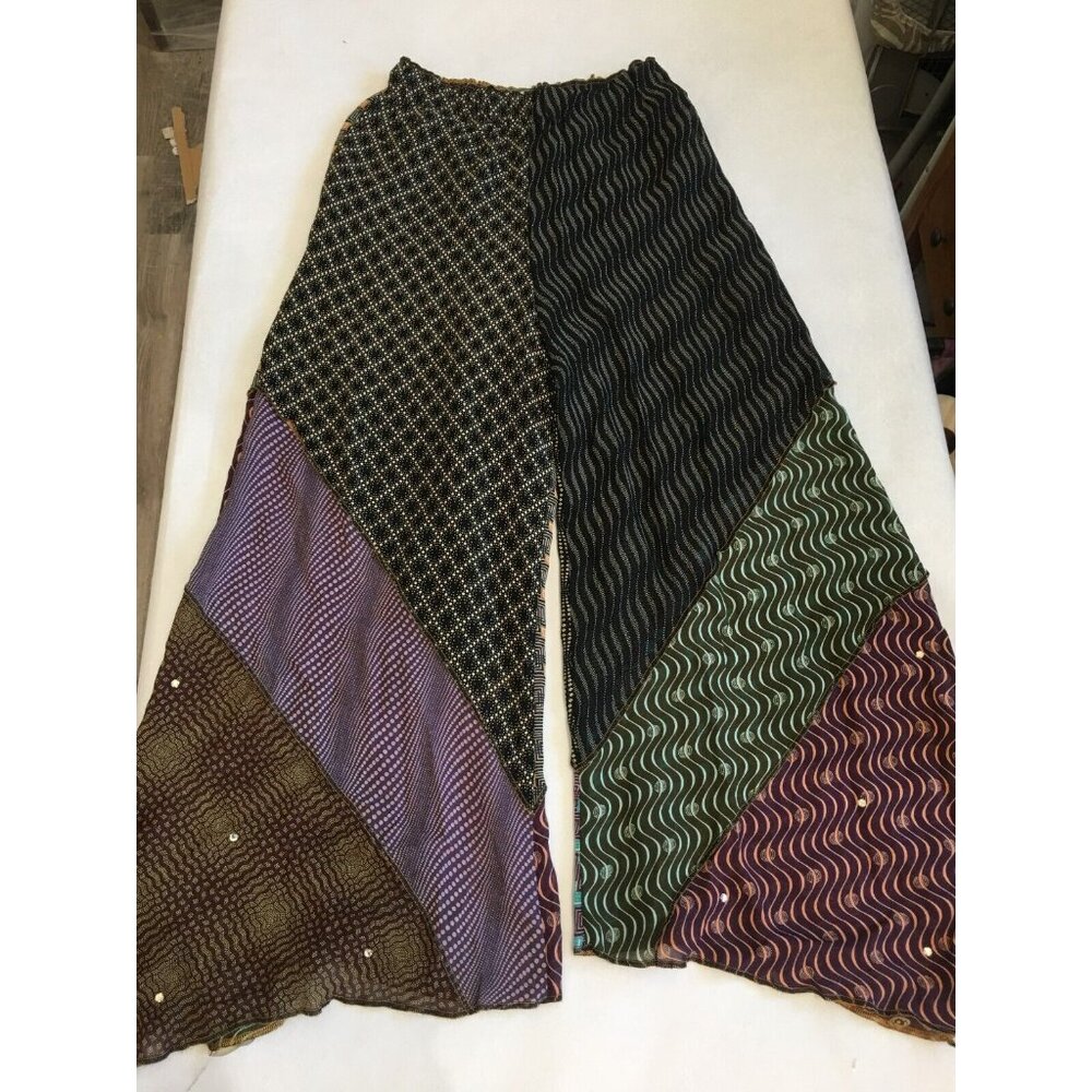 Nothing Matches Women's High Rise Geometric Print Wide-Leg Pants Multicolor 0